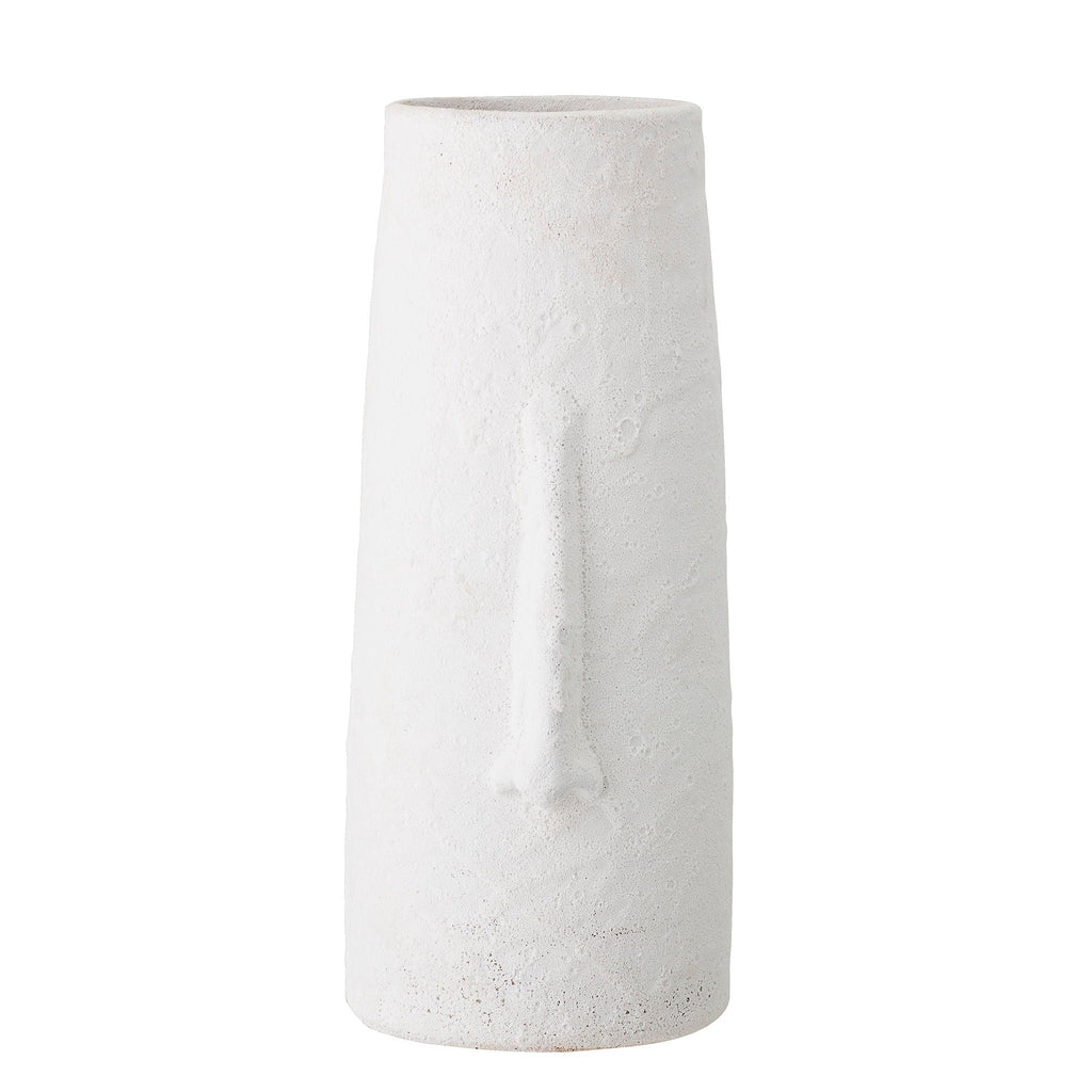 Bloomingville Berican Deco Vase, White, Terracotta - Lund und Larsen