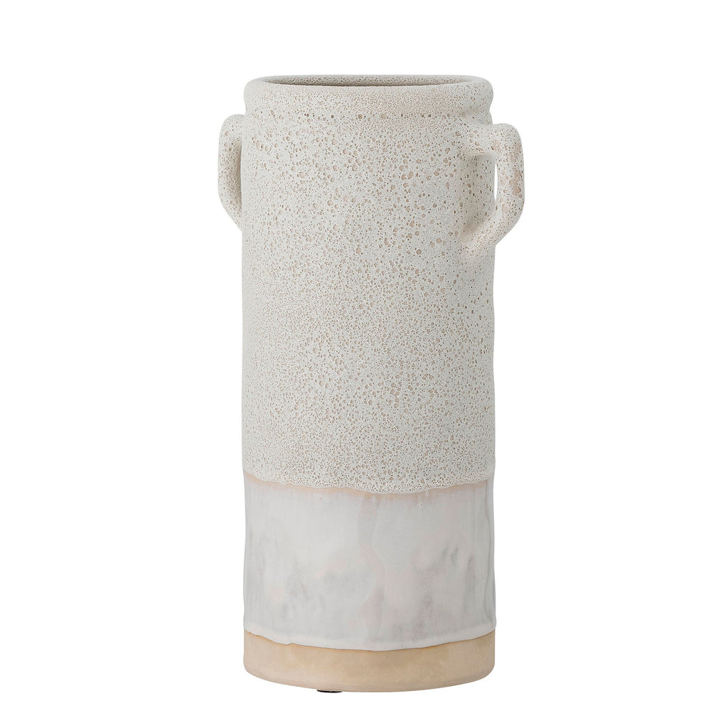Bloomingville Tarin Vase, White, Ceramic - Lund und Larsen