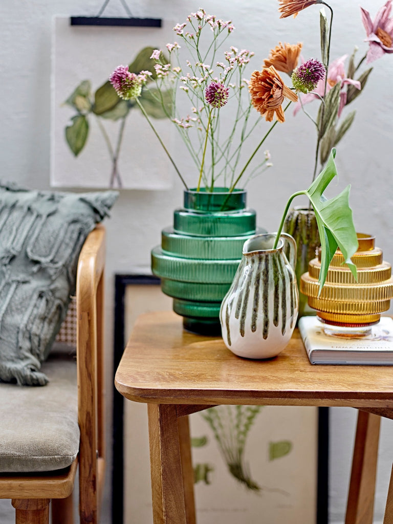 Creative Collection Bettie Vase, Green, Glass - Lund und Larsen