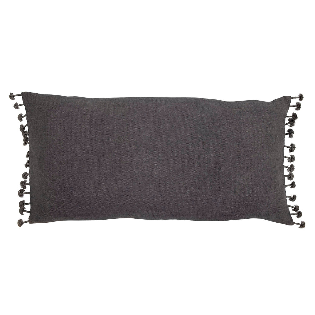 Creative Collection Caprice Cushion, Grey, Cotton - Lund und Larsen