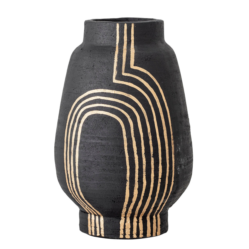 Creative Collection Gunilla Deco Vase, Gold, Terracotta - Lund und Larsen