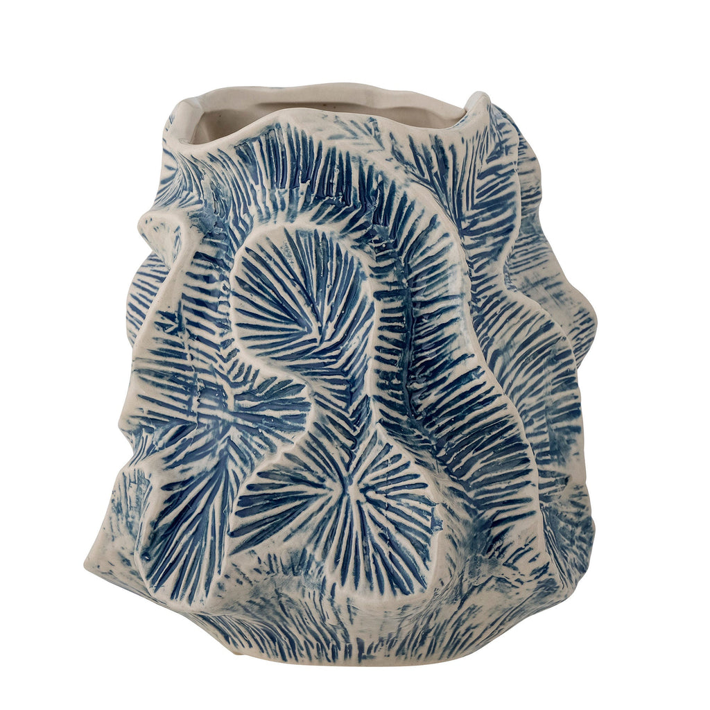 Creative Collection Guxi Vase, Blue, Stoneware - Lund und Larsen