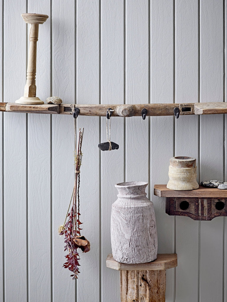 Creative Collection Ifaz Deco Vase, Nature, Reclaimed Wood - Lund und Larsen
