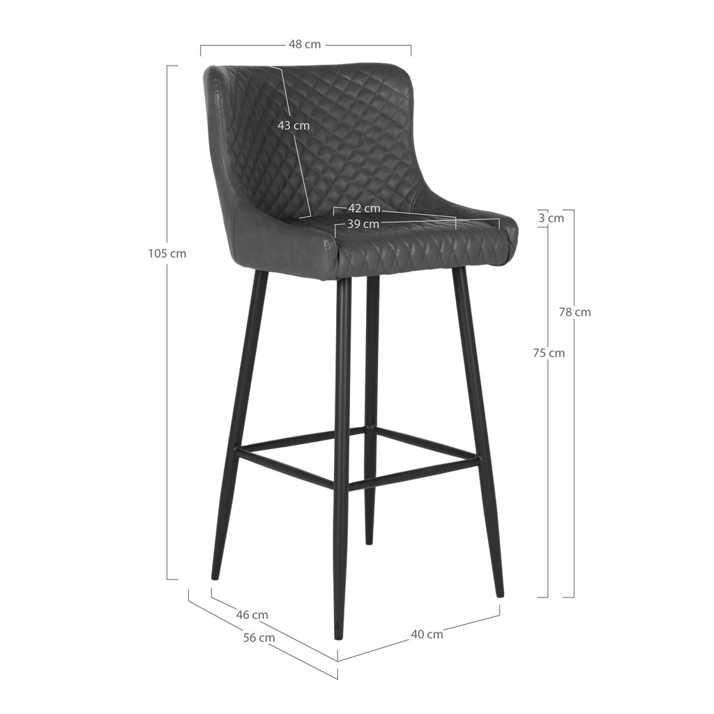 House Nordic Dallas Bar Chair - Lund und Larsen