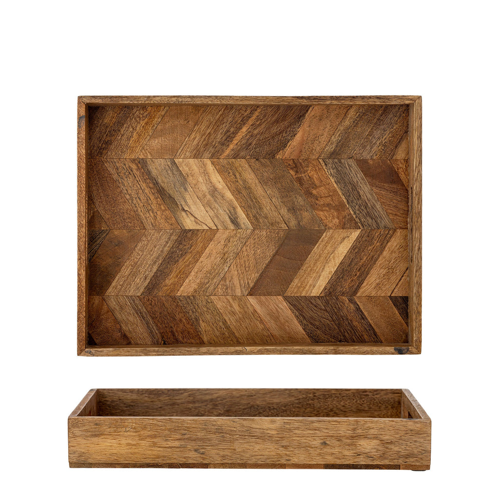 Bloomingville Katalyn Serviertablett, Natur, FSC 100%® Mango - ST Handel GmbH Abteilung Lund & Larsen