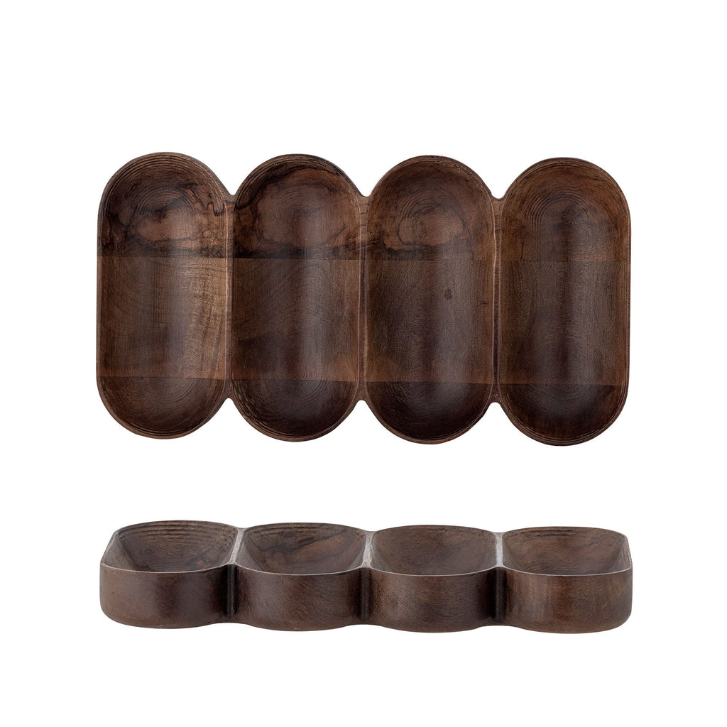 Bloomingville Maluna Serviertablett, Braun, Mango - ST Handel GmbH Abteilung Lund & Larsen