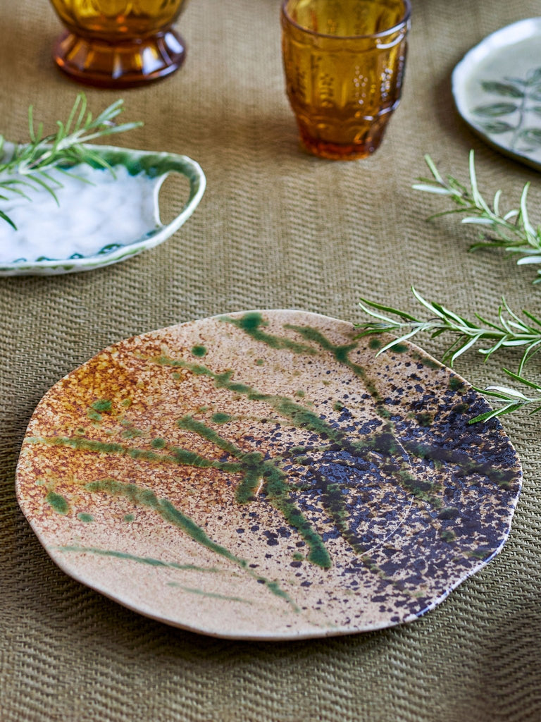 Creative Collection Larken Teller, Schwarz, Steingut - ST Handel GmbH Abteilung Lund & Larsen