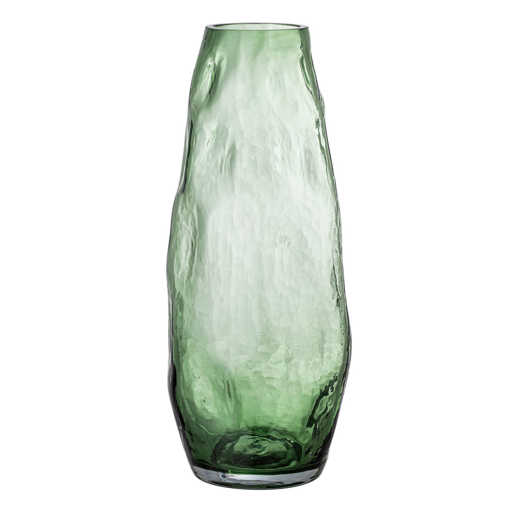 Bloomingville Adufe Vase, Green, Glass - Lund und Larsen