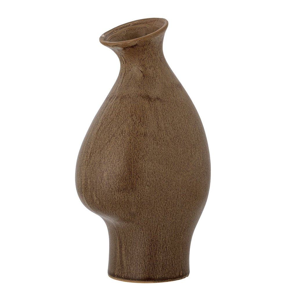 Bloomingville Celin Vase, Brown, Stoneware - Lund und Larsen