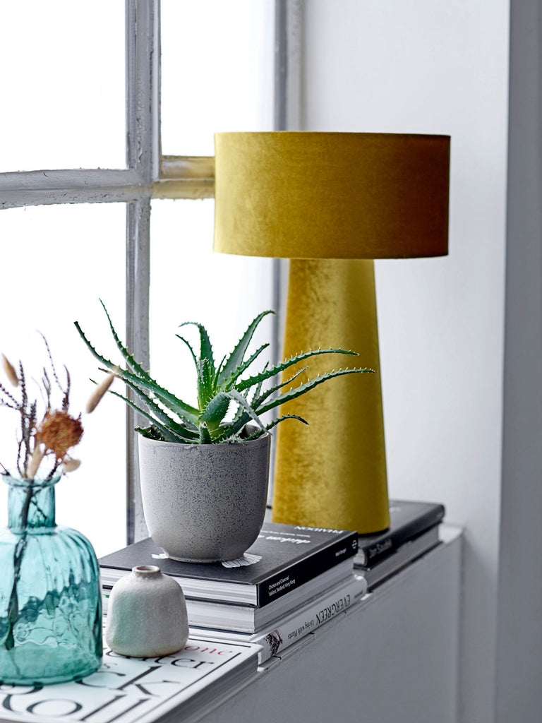 Bloomingville Dafna Table lamp, Yellow, Polyester - Lund und Larsen