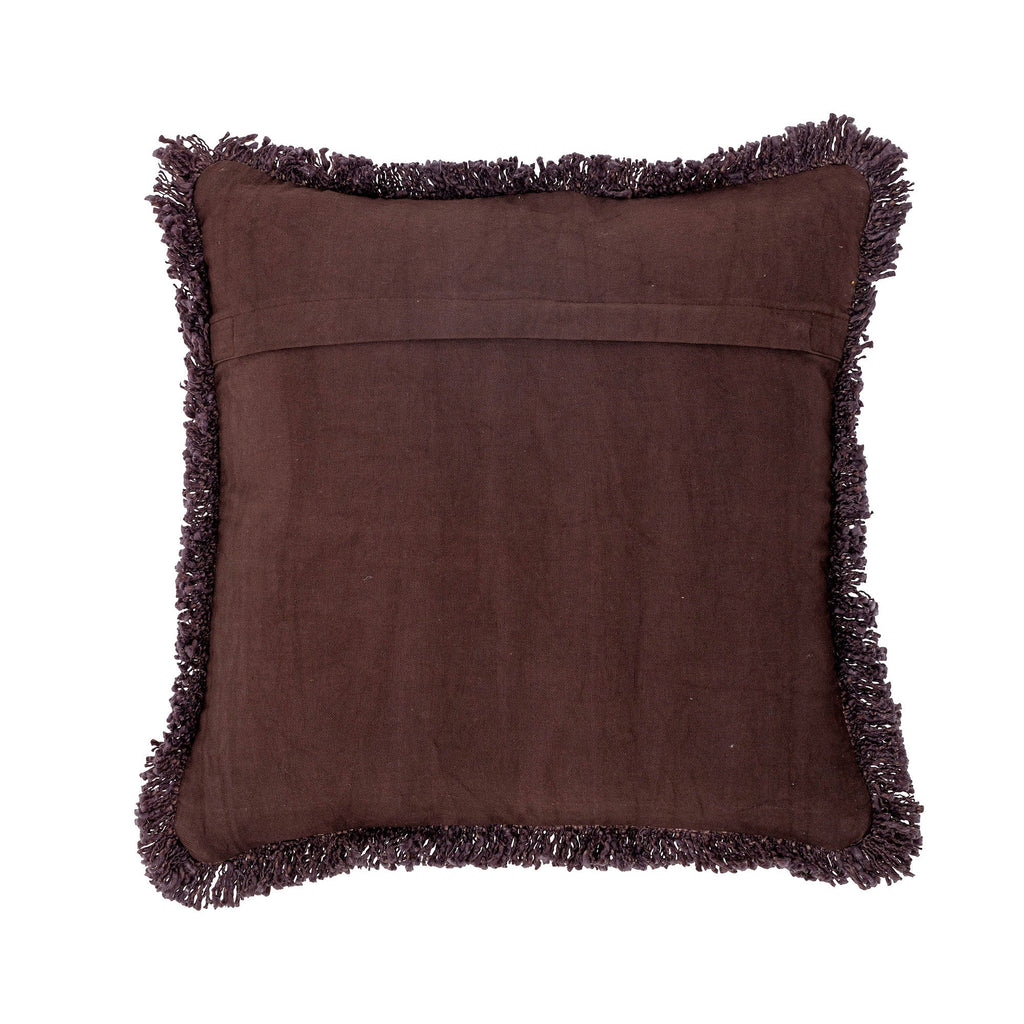 Bloomingville Delva Cushion, Purple, Cotton - Lund und Larsen