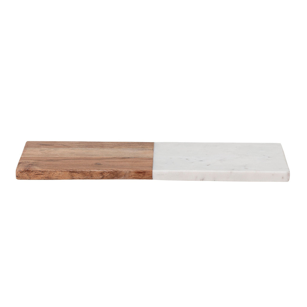 Bloomingville Gya Cutting Board, White, Marble - Lund und Larsen