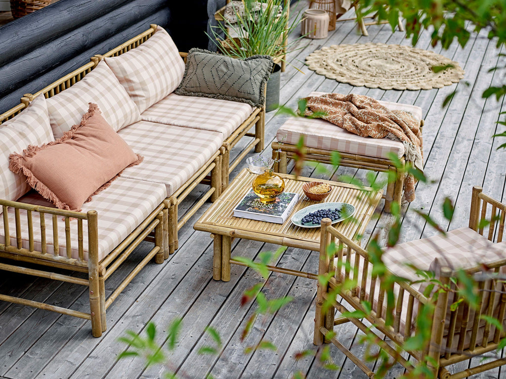 Bloomingville Korfu Lounge Chair, Nature, Bamboo - Lund und Larsen
