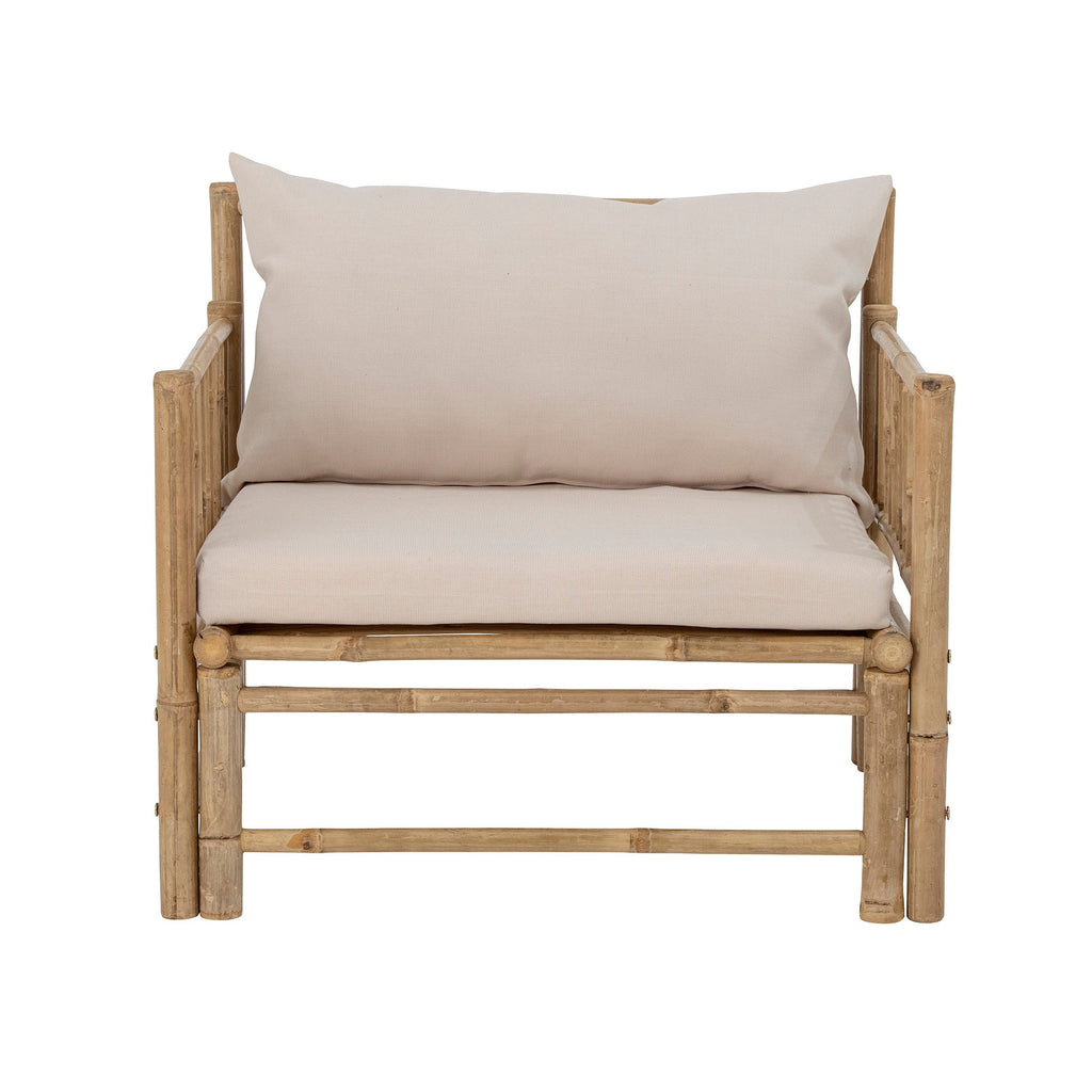 Bloomingville Korfu Lounge Chair, Nature, Bamboo - Lund und Larsen