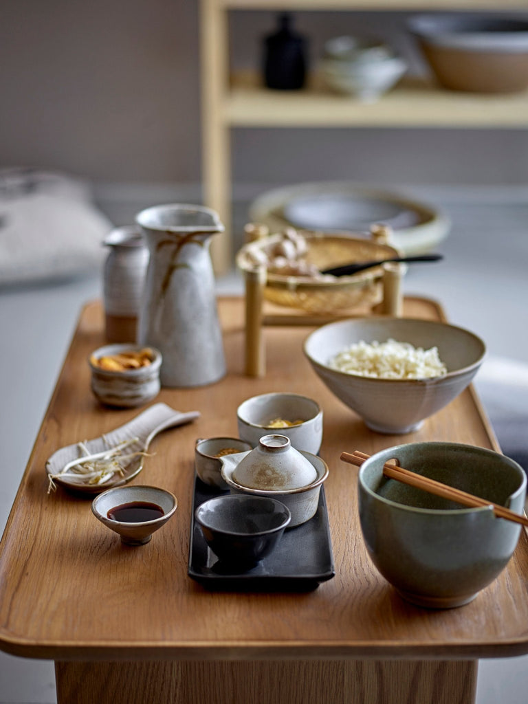 Bloomingville Masami Sushi Set, White, Stoneware - Lund und Larsen