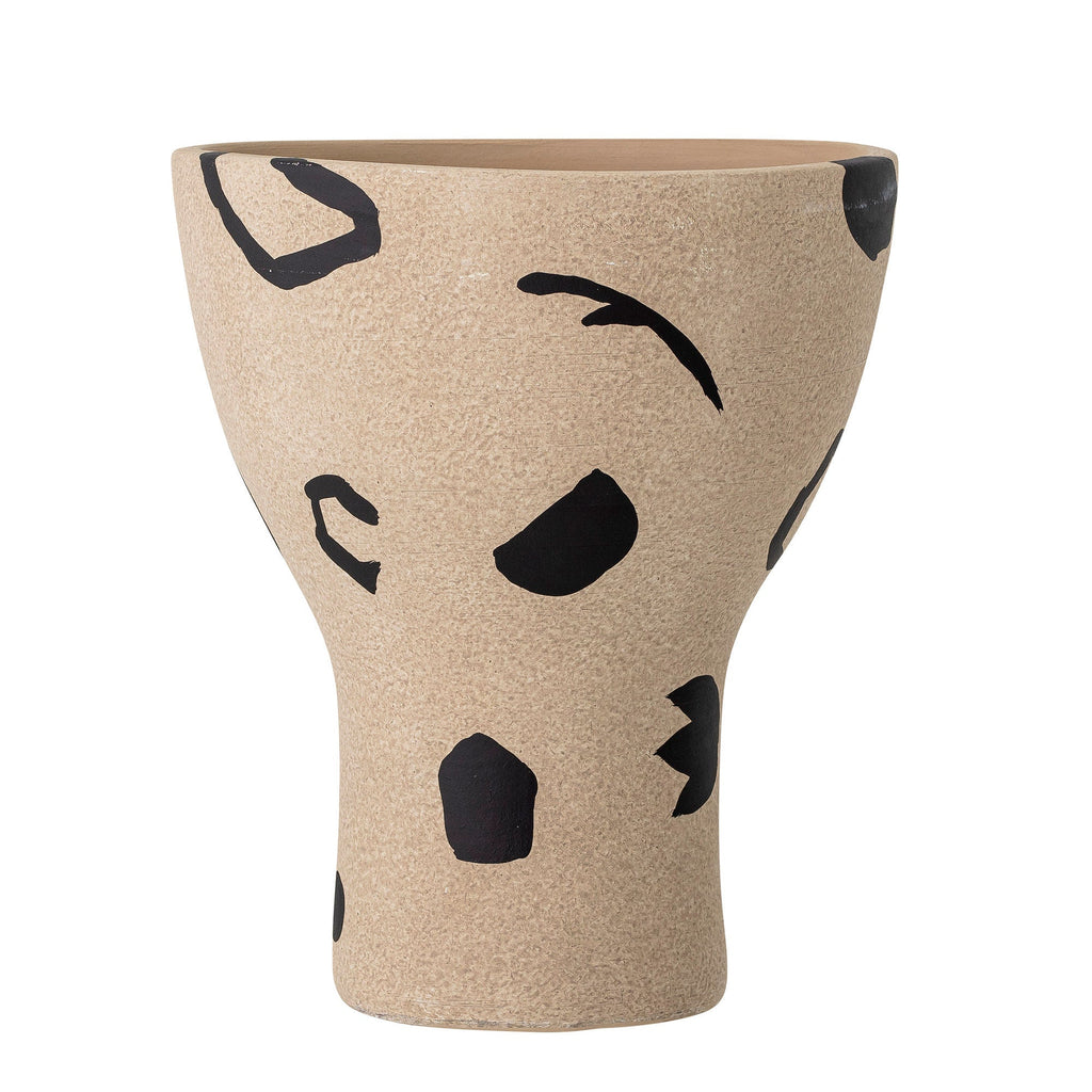 Bloomingville Nans Deco Vase, Nature, Terracotta - Lund und Larsen