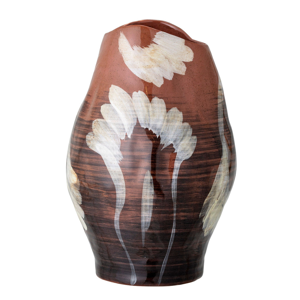 Bloomingville Obsa Vase, Brown, Stoneware - Lund und Larsen