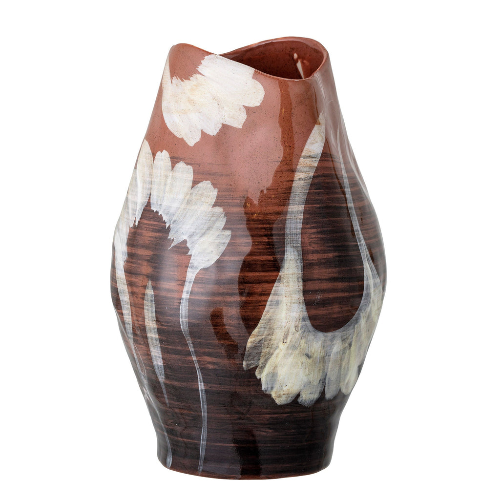 Bloomingville Obsa Vase, Brown, Stoneware - Lund und Larsen