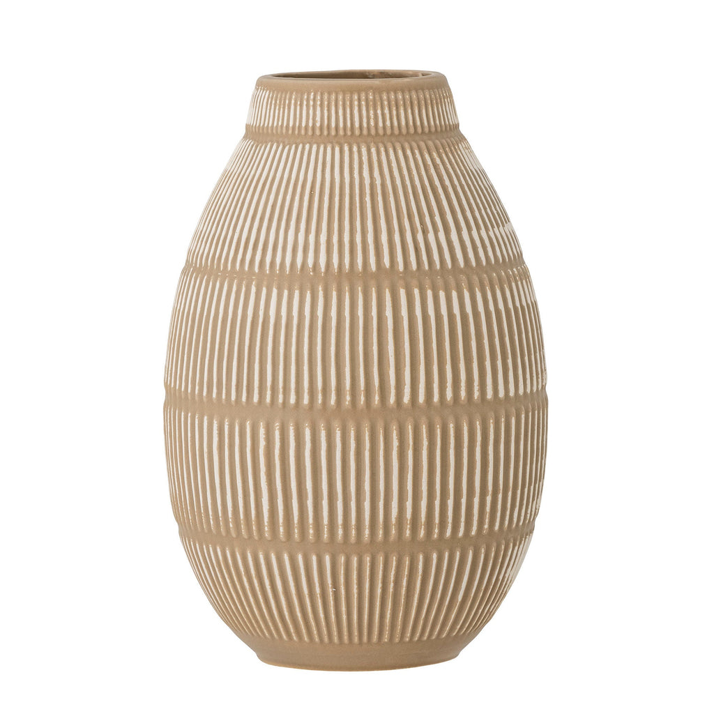 Creative Collection Aiva Vase, Nature, Stoneware - Lund und Larsen