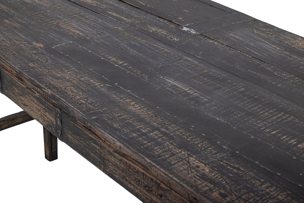 Creative Collection Cali Console Table, Black, Reclaimed Wood - Lund und Larsen