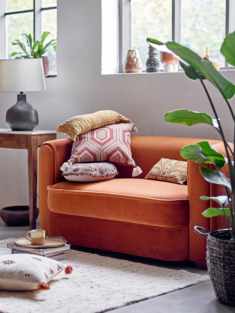 Creative Collection Cizzy Cushion, Brown, Cotton - Lund und Larsen