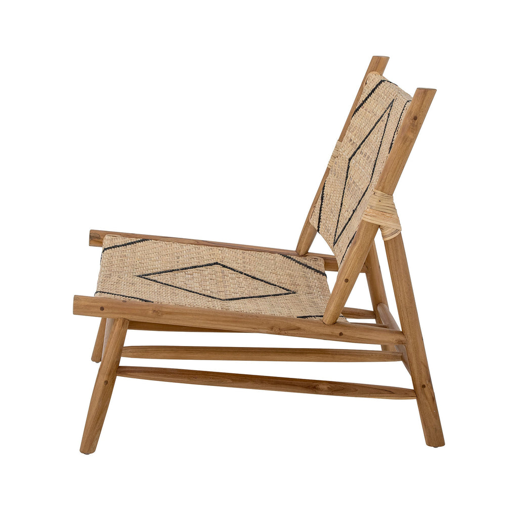 Creative Collection Lennox Lounge Chair, Nature, Teak - Lund und Larsen