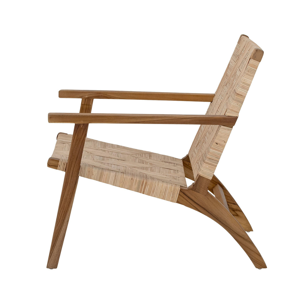 Creative Collection Mills Lounge Chair, Brown, Rattan - Lund und Larsen