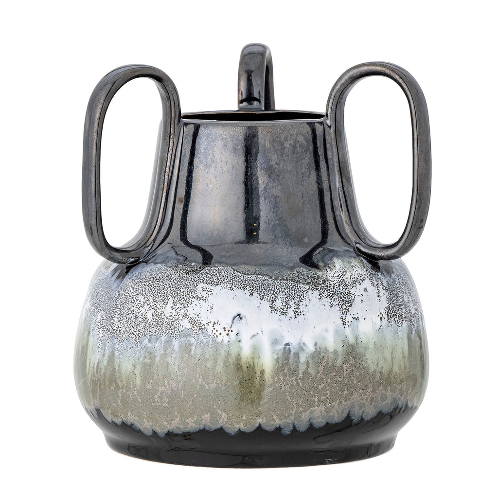 Creative Collection Selim Vase, Black, Stoneware - Lund und Larsen