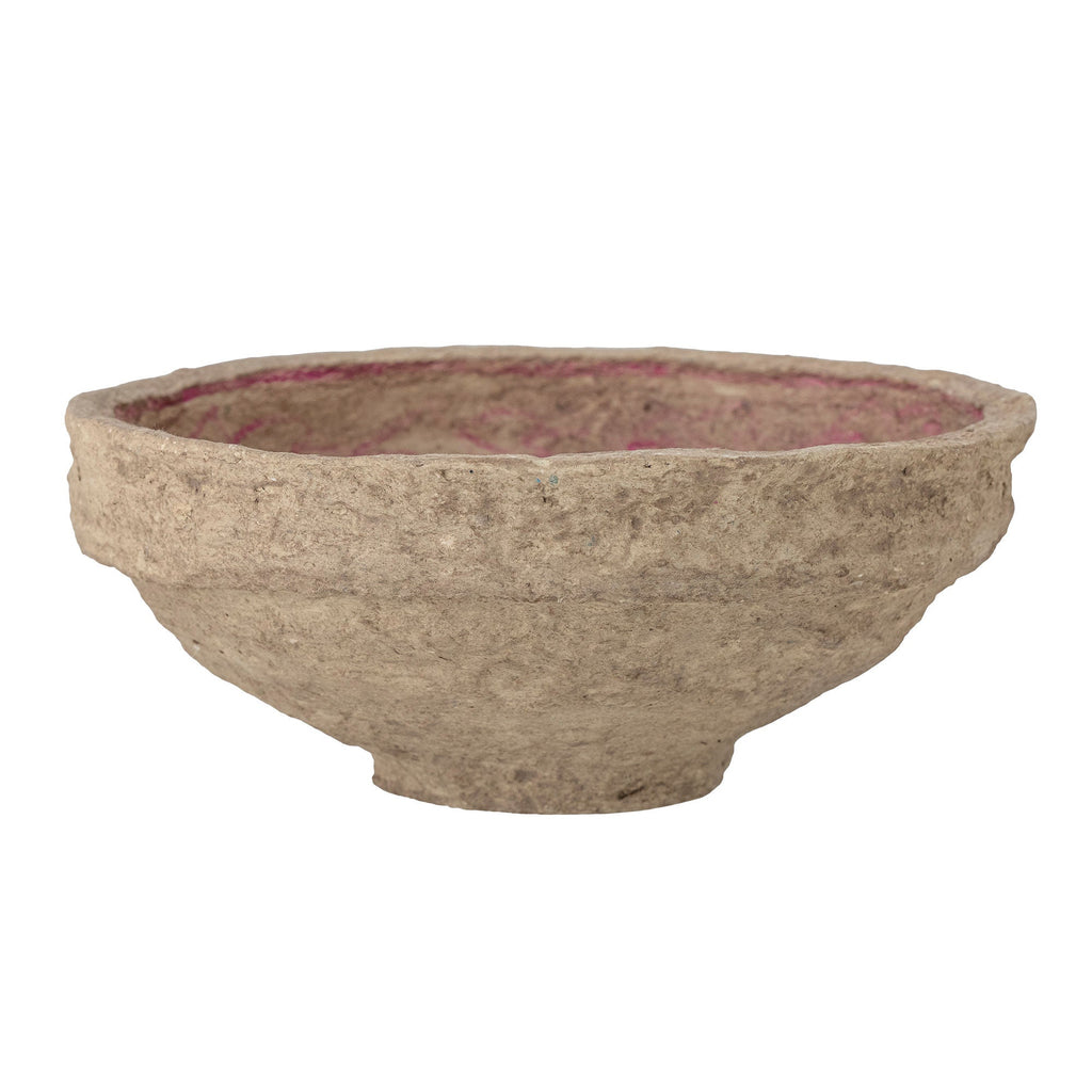 Creative Collection Talulah Bowl, Nature, Paper Mache - Lund und Larsen