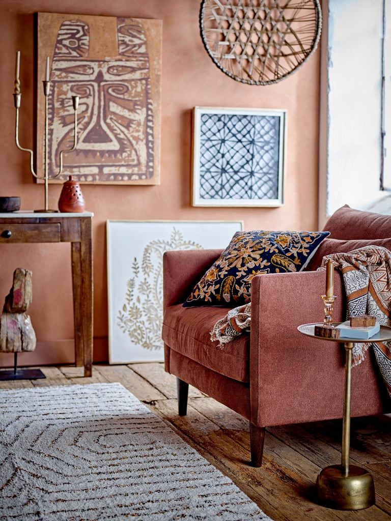 Creative Collection Thess Lounge Chair, Brown, FSC® Mix, Regain Poly - Lund und Larsen
