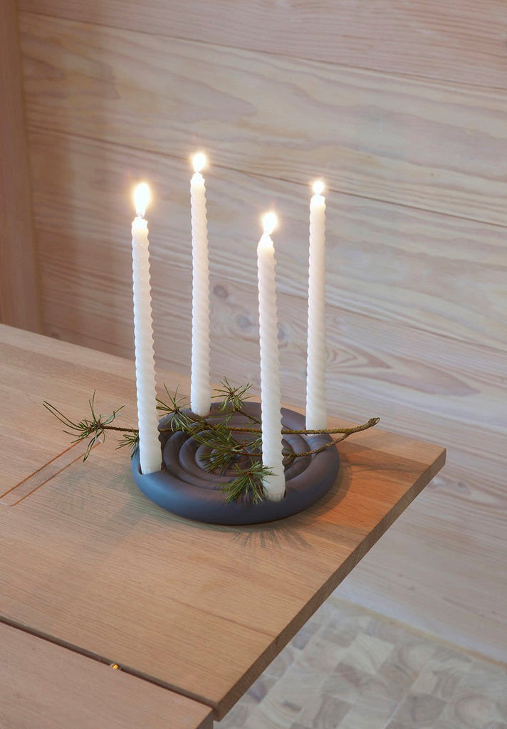 OYOY LIVING Savi Advent Candleholder - Midnight Blue - Lund und Larsen