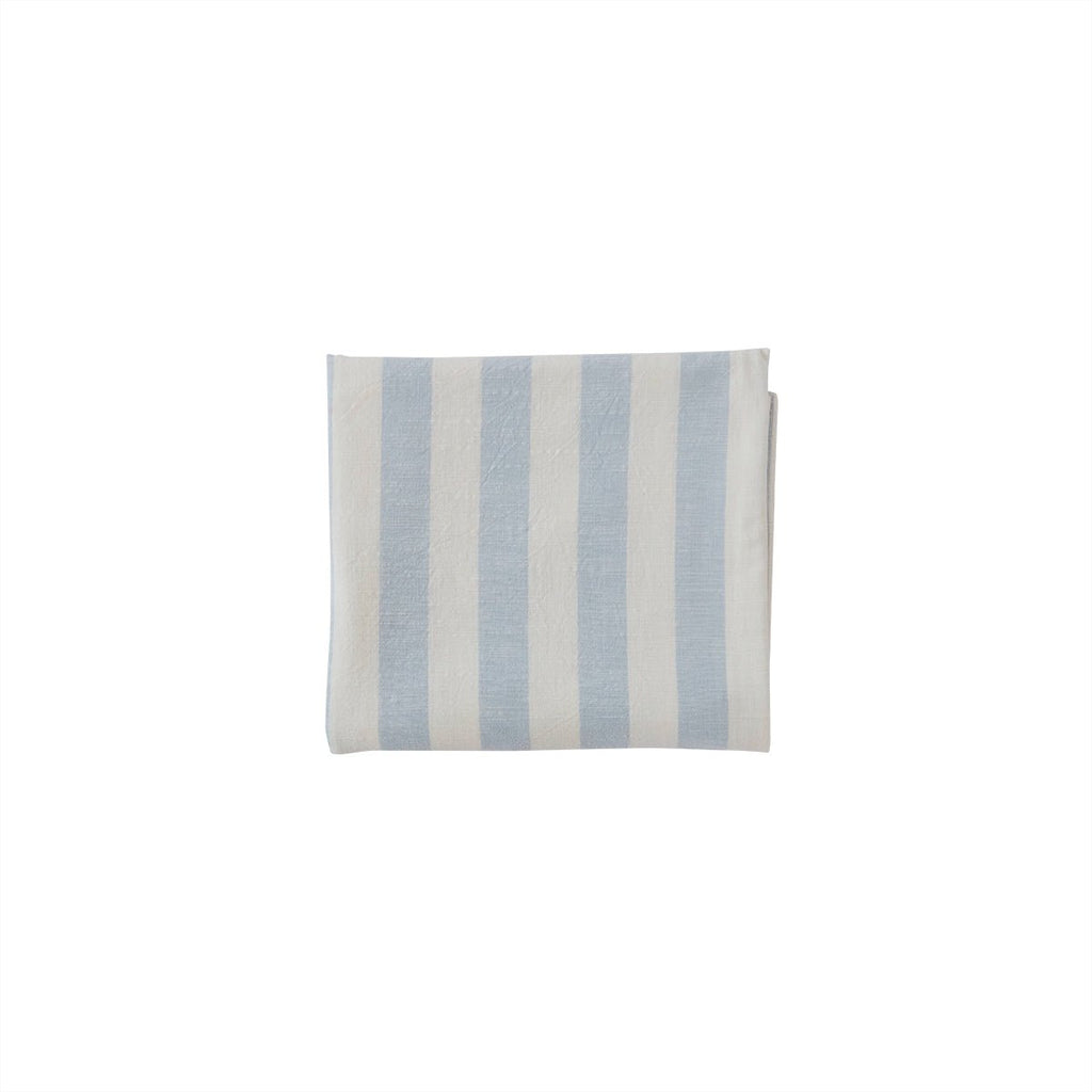 OYOY LIVING Striped Tablecloth - 200x140 cm - Ice Blue - Lund und Larsen