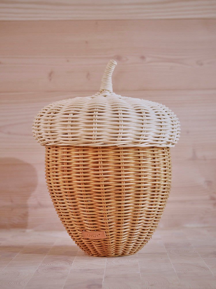 OYOY MINI Acorn Basket - Nature - Lund und Larsen