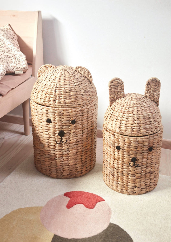 OYOY MINI Bear & Rabbit Storage Basket - Set of 2 - Lund und Larsen