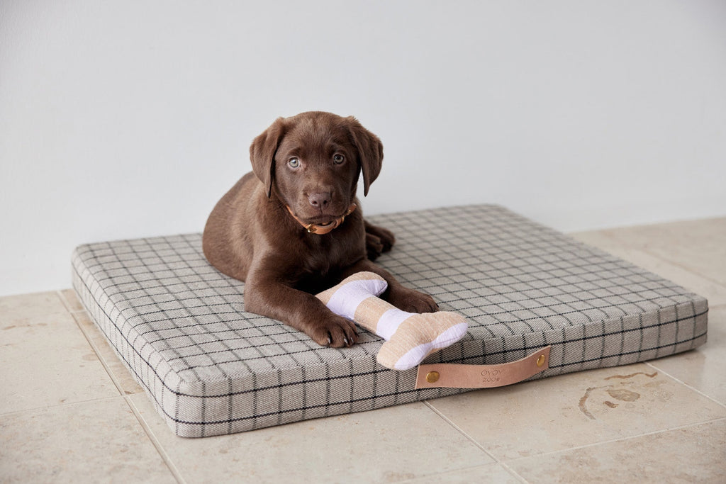 OYOY ZOO Milo Grid Dog Cushion - Small - Lund und Larsen